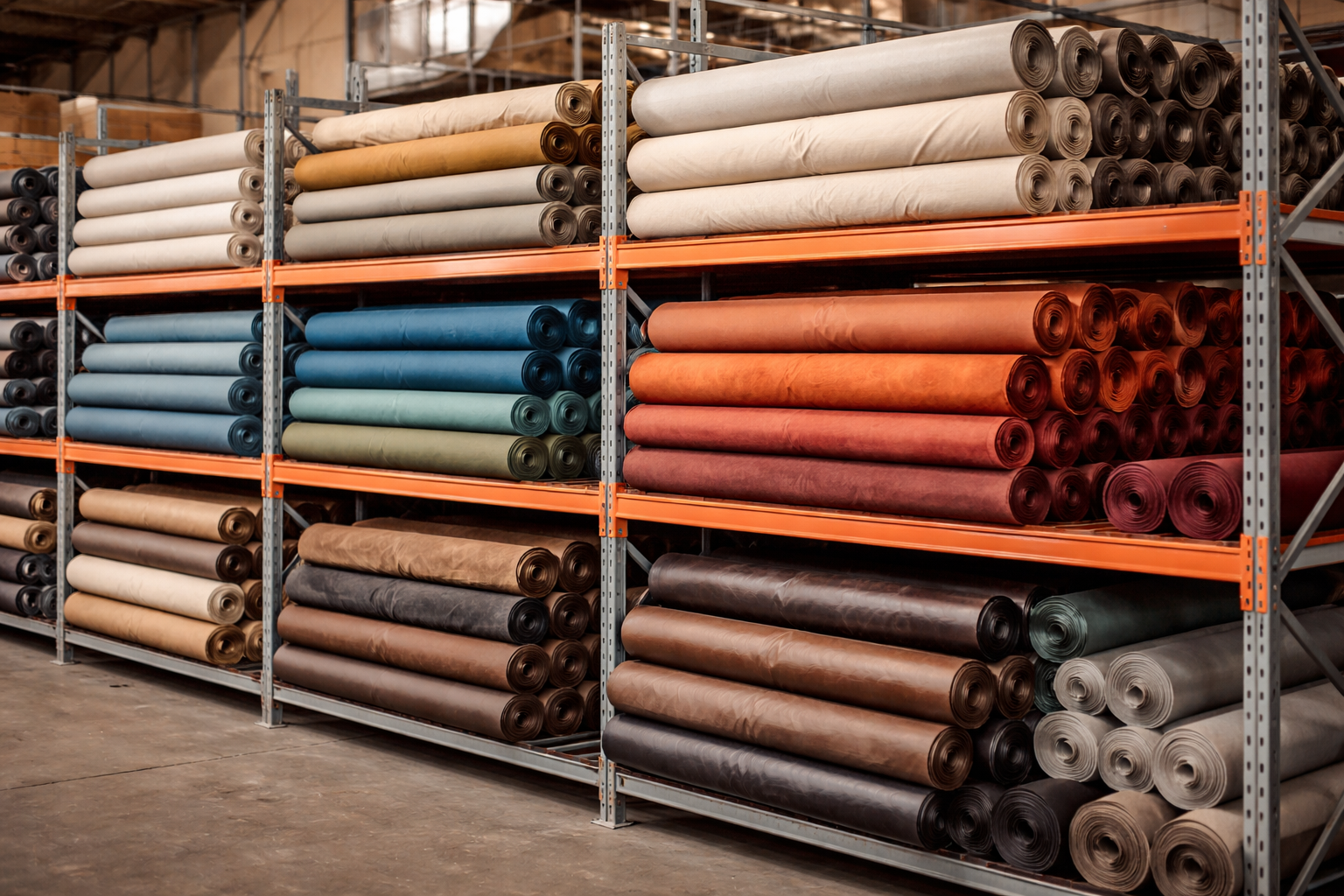 Upholstery: Polyester Fabric & PU Leatherette